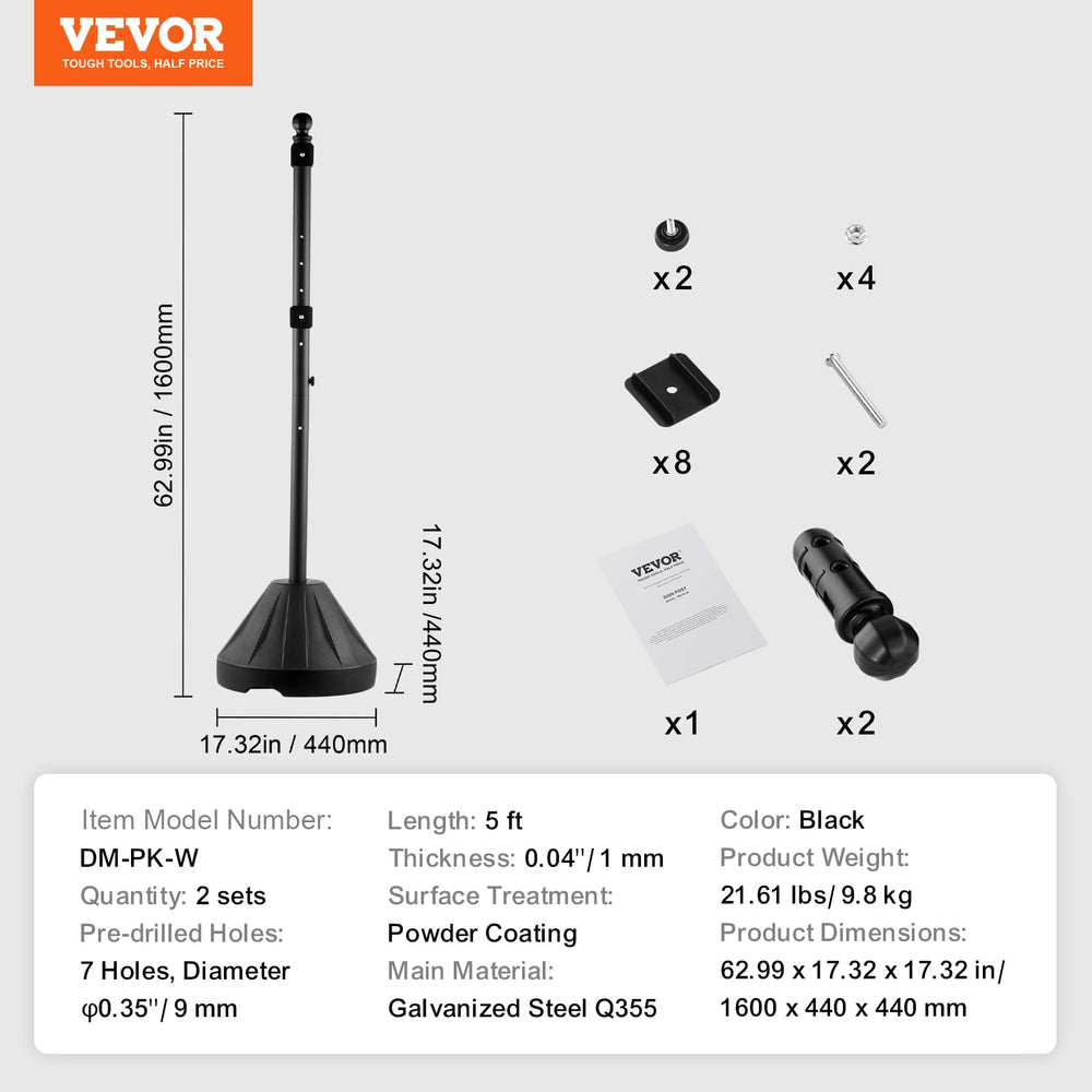 VEVOR private garden display with portable signage