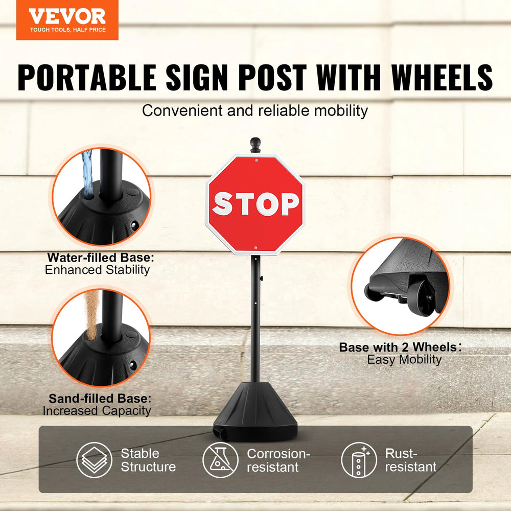 VEVOR two-poles galvanized steel for durable outdoor use