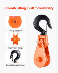 VEVOR alloy steel construction delivering durability for demanding recovery tasks.