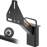 VEVOR spare tire carrier front view, rugged mount for versatile wheel sizes.