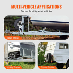 VEVOR included galvanized hardware simplifies installation.