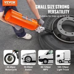 VEVOR Tire Seater long duck-bill barrel for precise seating between wheel and tire.