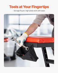 VEVOR Topside Creeper storage pouch keeps essentials within reach