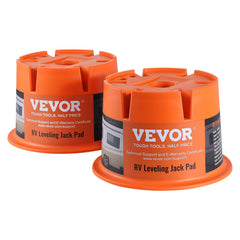 VEVOR Trailer Jack Block leveling for stable camping on uneven ground.