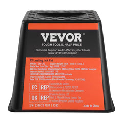 VEVOR trailer jack block delivers stable camping solution on varied terrain.