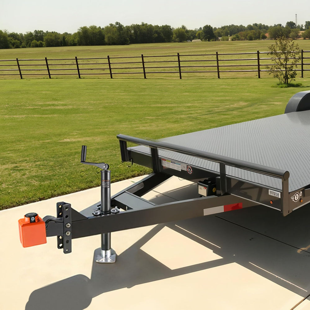 VEVOR weather-ready, powder-coated trailer lock protects against the elements.
