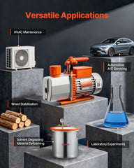 VEVOR cast iron and die cast housing provides rugged durability