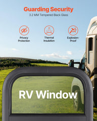 VEVOR vertical RV window net screen enables airflow while keeping insects out.