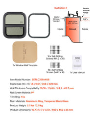 VEVOR vertical RV window security lock provides extra trailer protection.