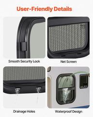 VEVOR vertical RV window trim ring adds style and structural stability.