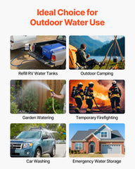 VEVOR water storage bladder portable for RV or truck transport.