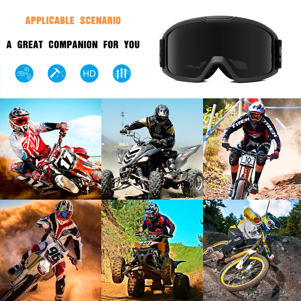 VEWOE all-around off-road goggles suited for biking skiing and more