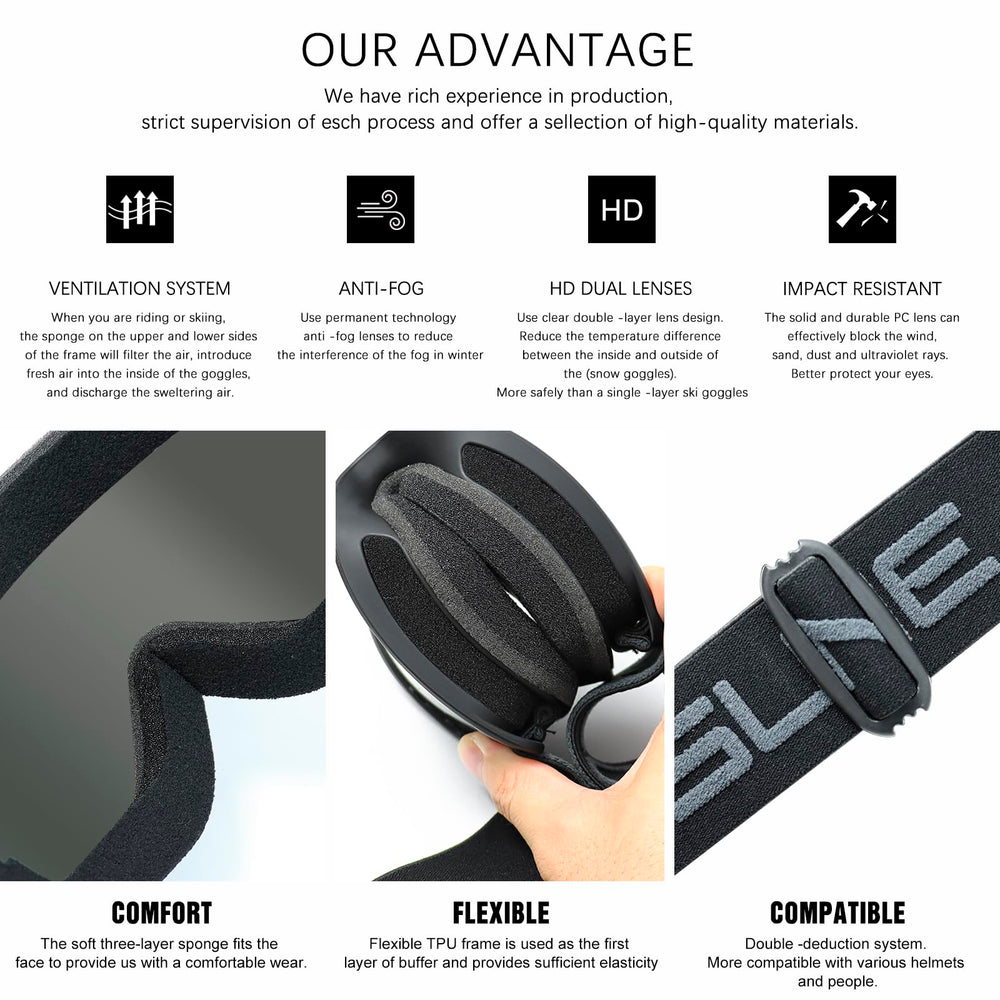 VEWOE two-way ventilation reduces fog for clear rider vision