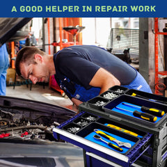 Vexercisehoop blue tool organizer adds color while organizing tools