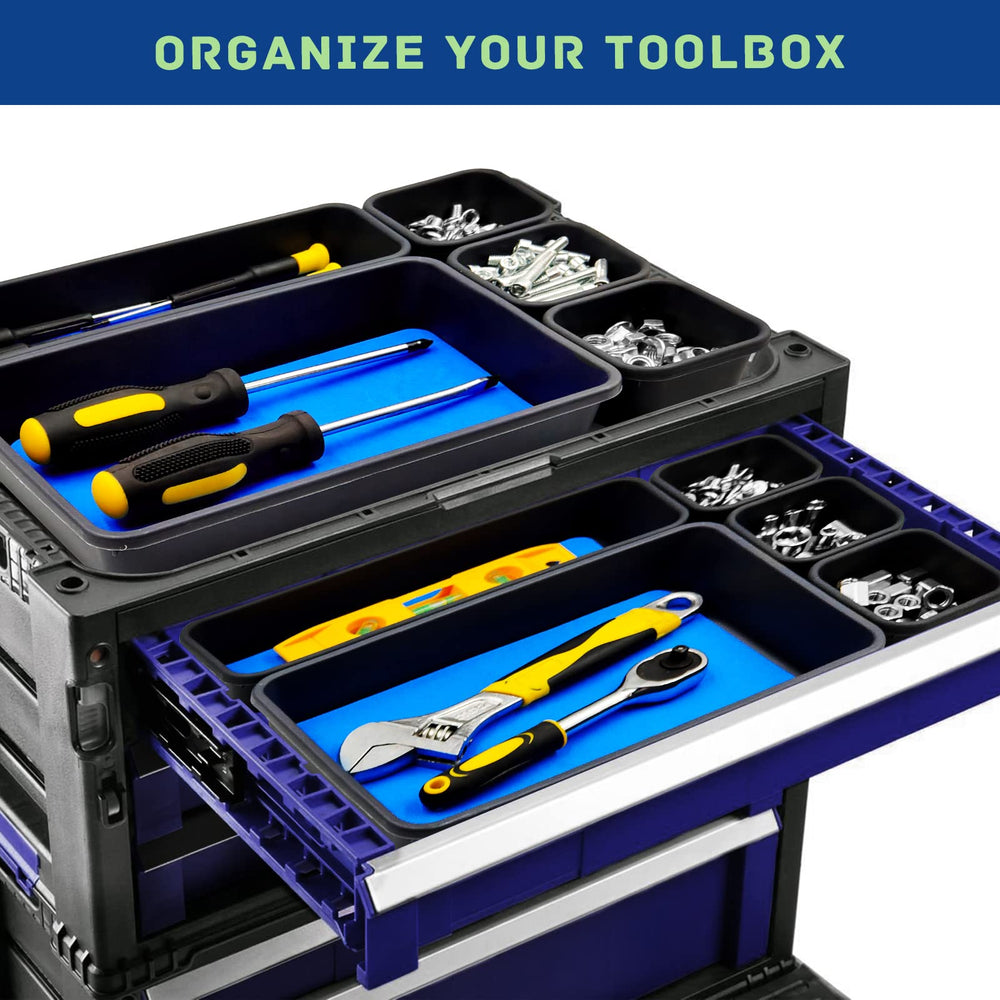 Vexercisehoop keeps tools and small parts neatly separated and accessible