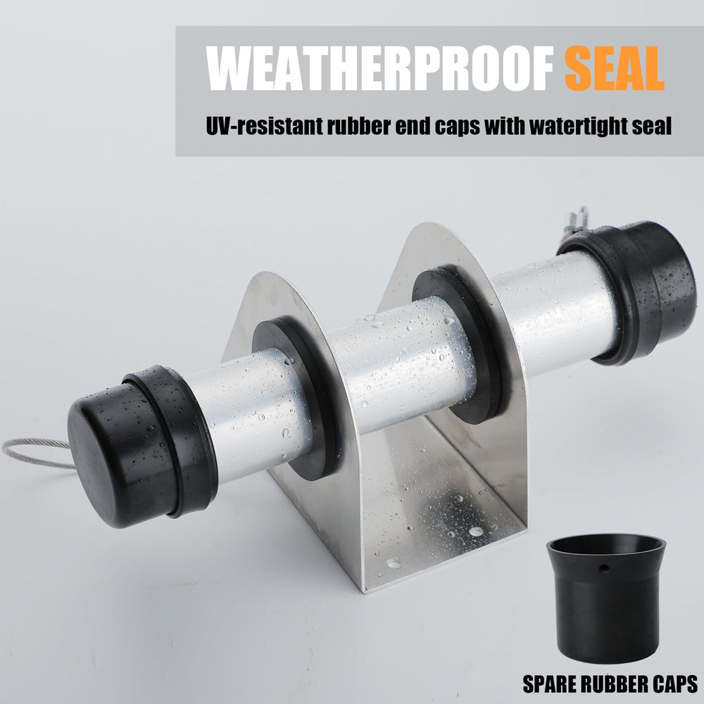VEXPLO aluminum tube with wires attached adds security for your trailer documents.