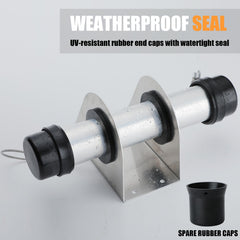 VEXPLO aluminum tube with wires attached adds security for your trailer documents.