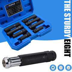 VEXPLO blow-molded case protects tools and keeps them portable.