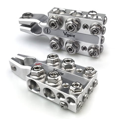 Vgate 20-way distribution block top view for organized battery wiring.