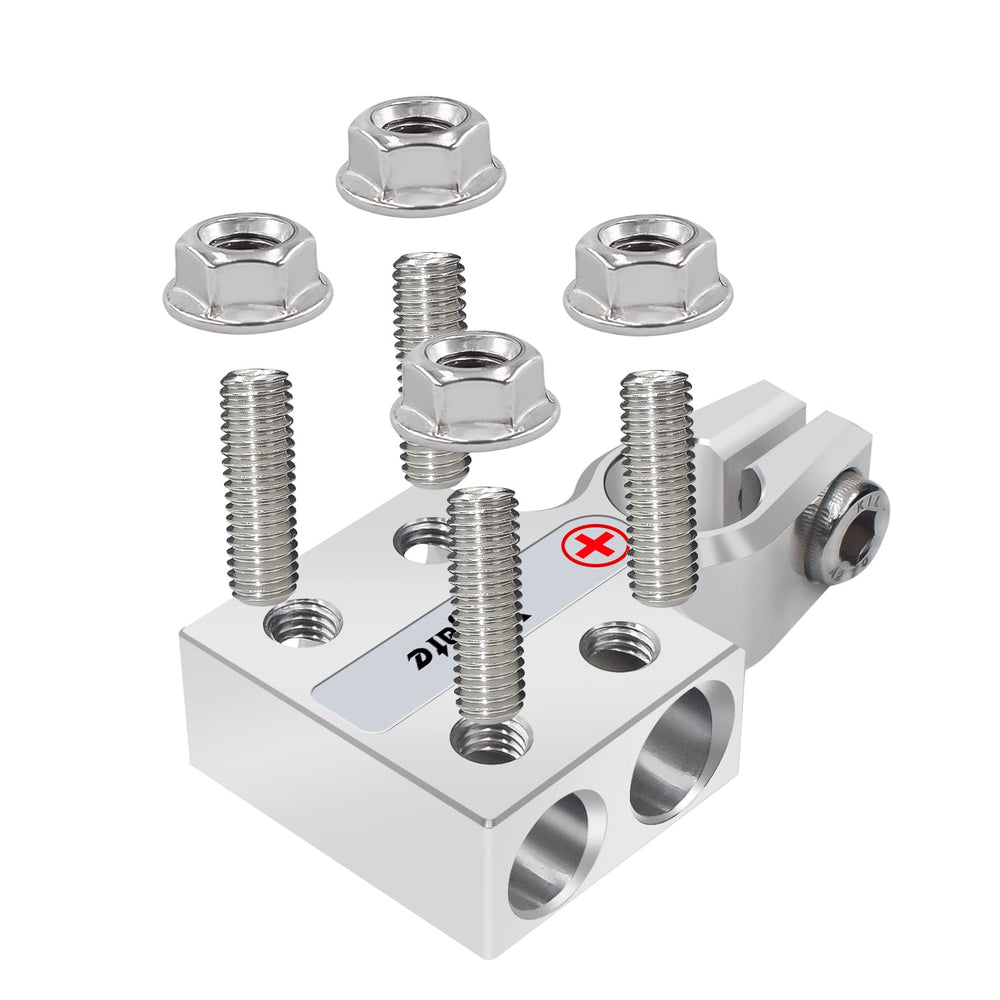 Vgate 8-Way Threaded-Stubs provide secure, vibration-resistant terminations for heavy-duty electrical loads.