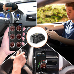 Vgate iCar Pro works with Torque and Car Scanner for diagnostics.