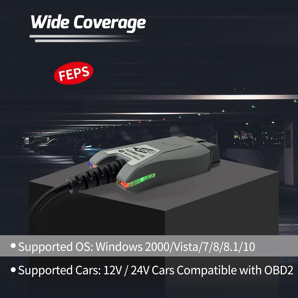 Vgate vLinker FS supports FEPS 18V programming output for FOR-Scan.