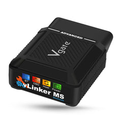 Vgate VLinker MS OBD2 adapter in box for quick setup and diagnostics.