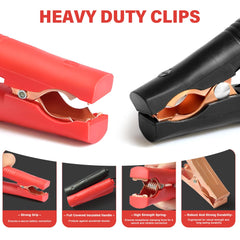 VGOVIWIN weatherproof alligator clips resist dust and moisture outdoors