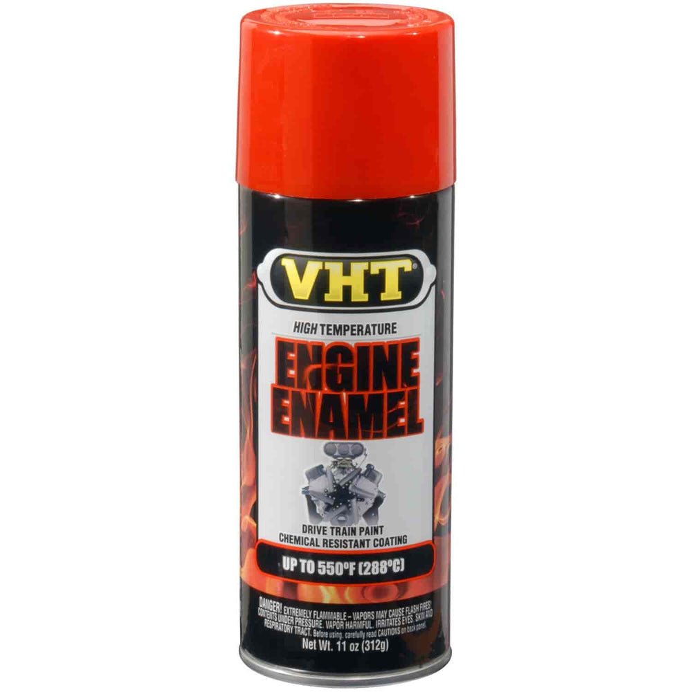 VHT SP123 Chevy Orange engine enamel aerosol can for high-heat automotive parts