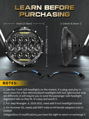 VI9000 durable headlight tested against weather and moisture.