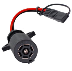 VIAIR 7-Way Power Access plug illustrating easy 12V power from trailer outlet for on the go air tools.