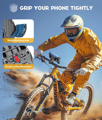 Viccux adapter fits phones from 4.7 to 6.8 inches securely on the mount.