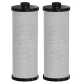 Vickmons KW1 RV water filter packaging showing 2-pack design and compatibility