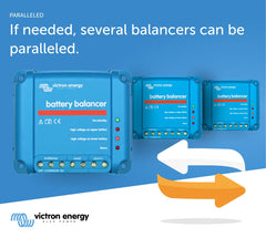 Victron Energy Battery Balancer current draw from highest voltage cell to balance