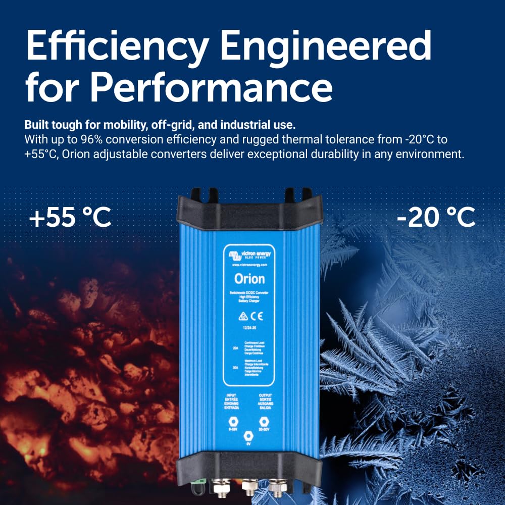 Victron Energy Orion 12/24V 20A parallel connection for higher output