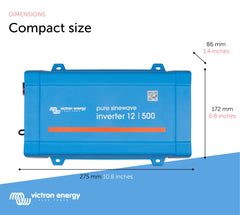 Graphic of pure sine wave output from Victron Energy inverter