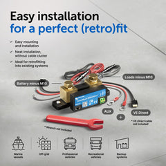 Victron Energy Smart Shunt VRM remote management interface visualization.