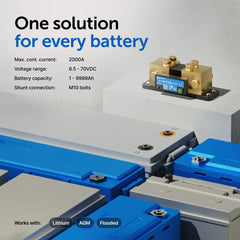 Victron Energy SmartShunt DVCC and VRM interfaces for remote system management