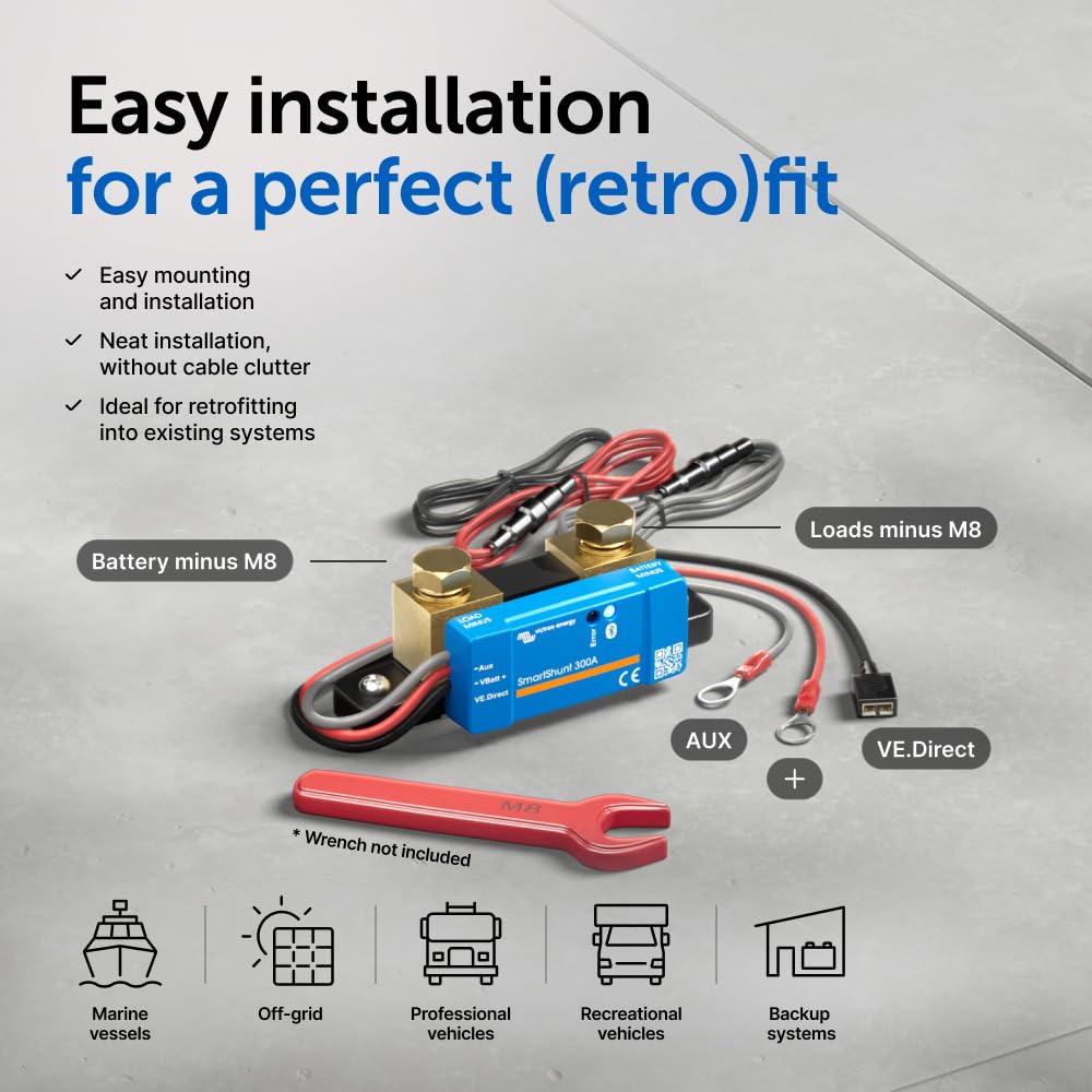 Victron Energy SmartShunt IP65 DVCC remote management interface