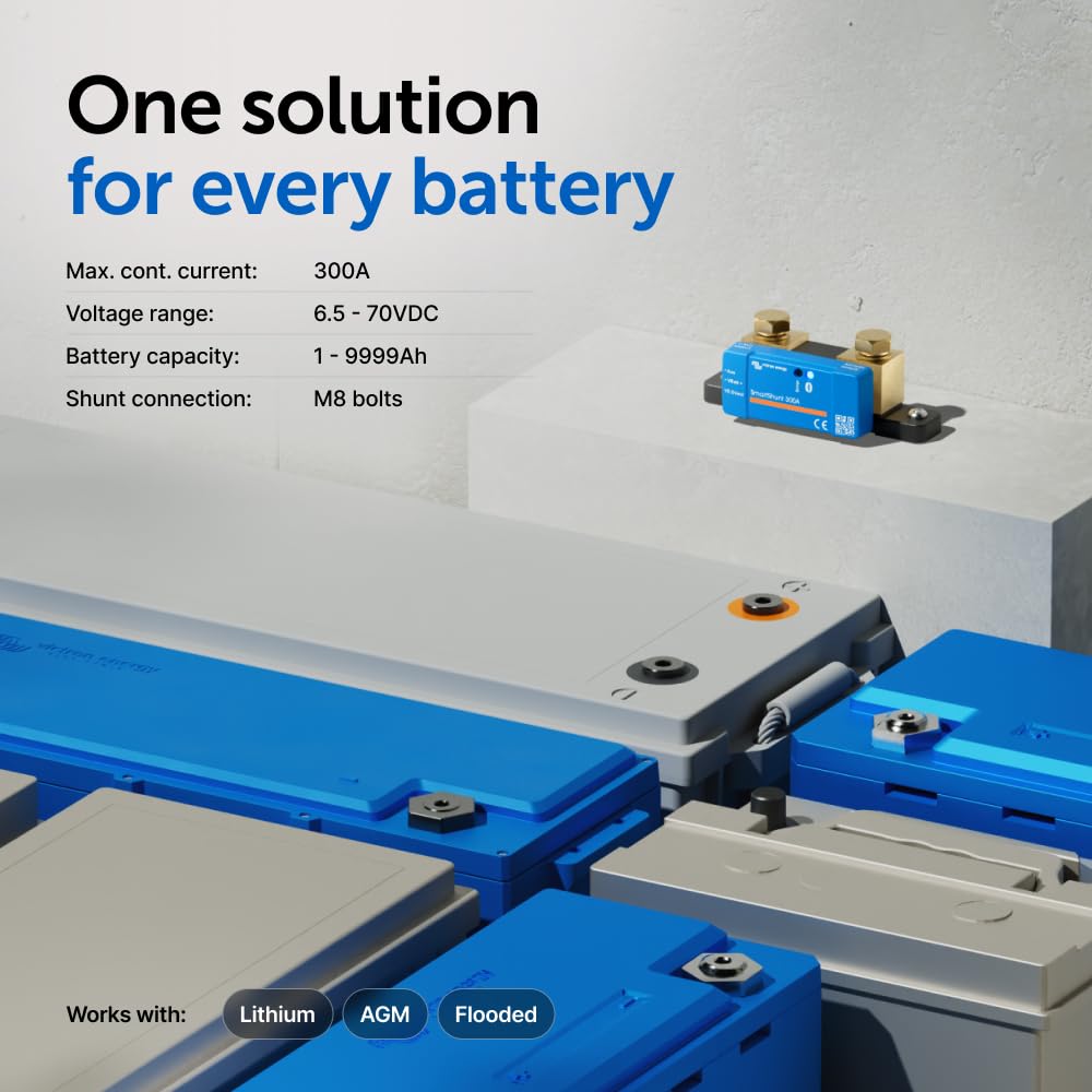 Victron Energy SmartShunt IP65 VE.Smart networking connectivity