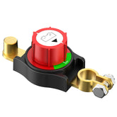 Vidaneta top post battery disconnect switch in the on-off position for quick power control.