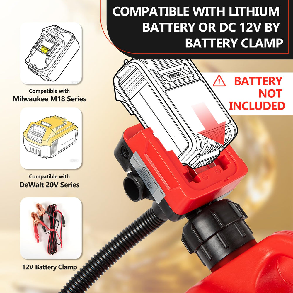 VierKate four gas can adapters with 23-inch intake hose