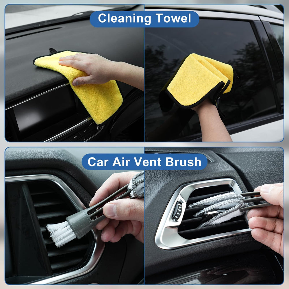 Viewsun car cleaning gel lifts grime from console crevices