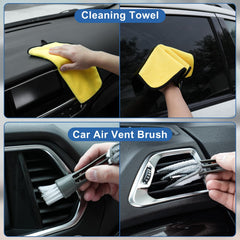 Viewsun car cleaning gel lifts grime from console crevices