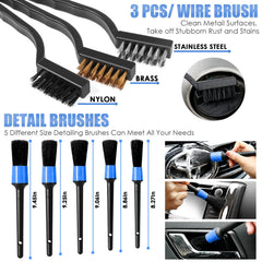 Viewsun car cleaning kit microfiber towels add gentle absorption.