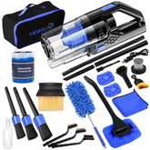 Viewsun vacuum unit demonstrates cordless power for quick interior cleaning.