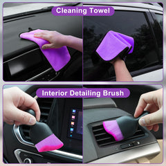 Viewsun microfiber towels pack for delicate vehicle surfaces