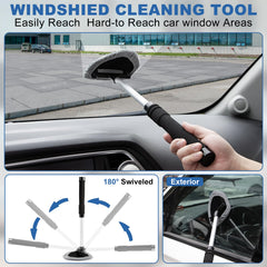 Viewsun replaceable microfiber pads for streak-free cleaning