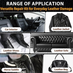 Vigorder furniture leather repair closeup highlights long-lasting wear resistance.