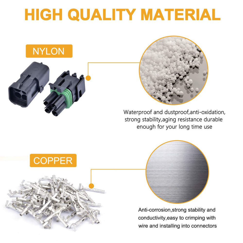 VIGRUE PA66 nylon construction offers chemical stability and reliable electrical performance